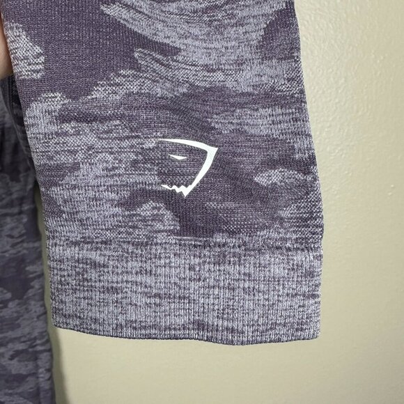Gymshark GS X Diana Adapt Camo Leggings High Rise Workout Dewberry Purple - Picture 5 of 6